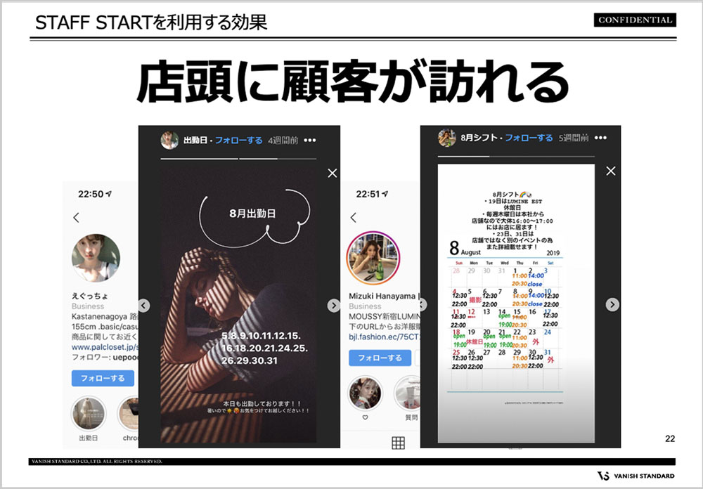 STAFF STARTの効果