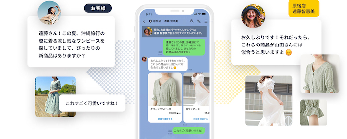 LINE STAFF START イメージ画面