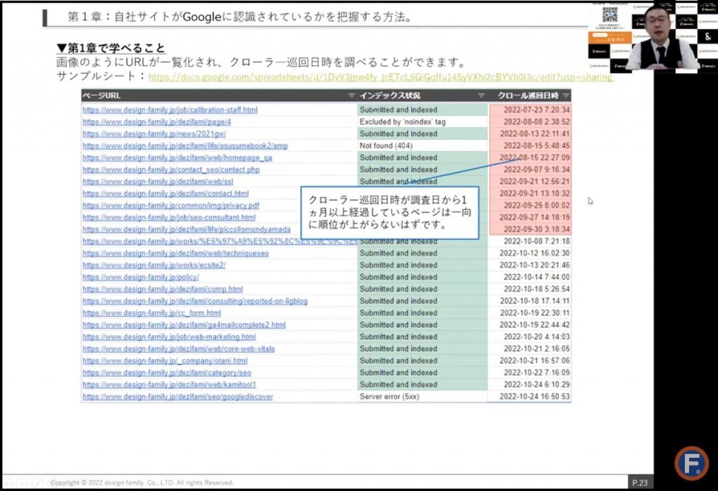 クローラーの巡回日時を調べる方法