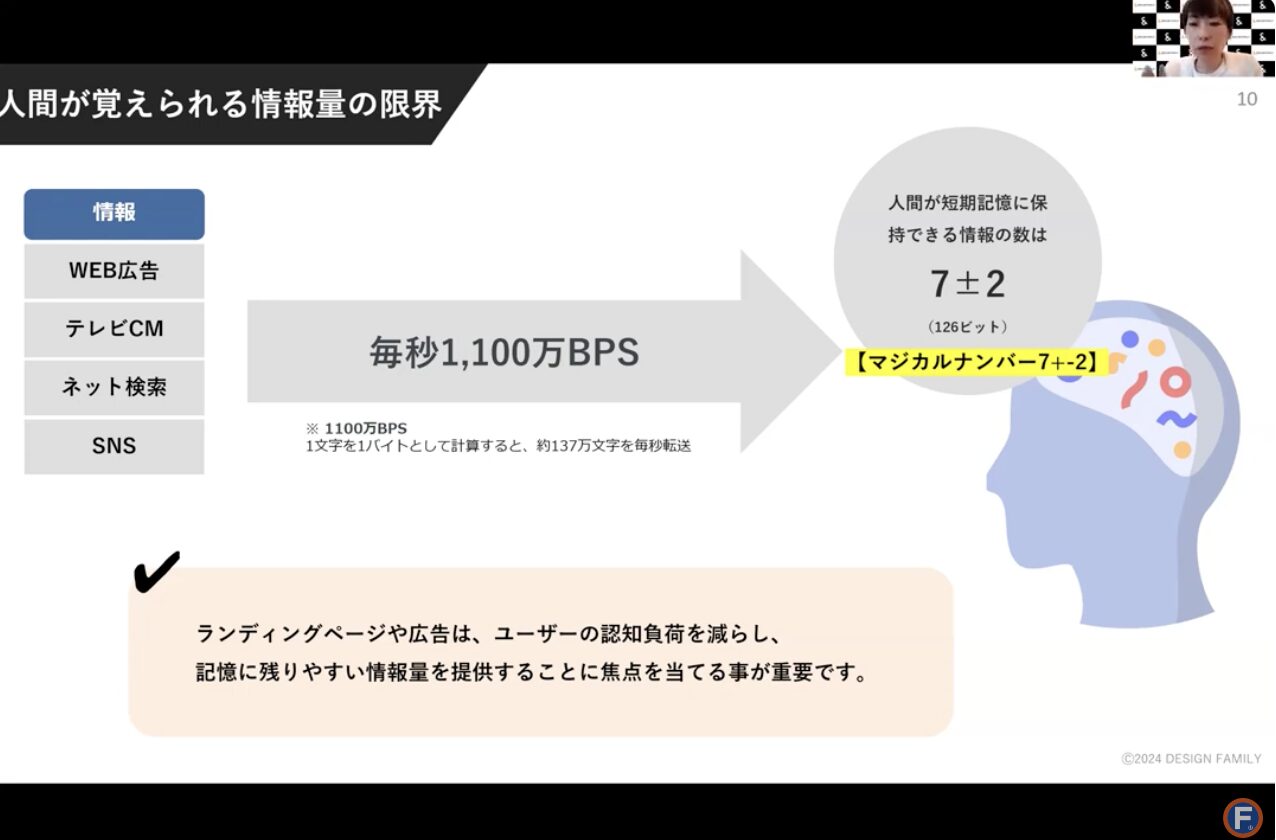 人間が一度に覚えられる情報量の限界