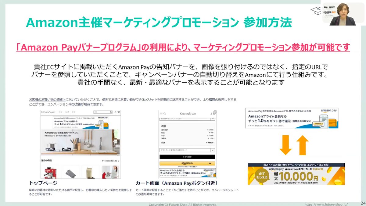 Amazon Payバナープログラムの概要